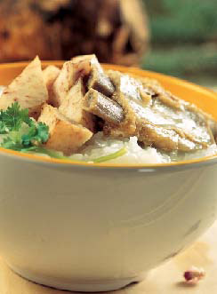 香芋排骨粥的做法