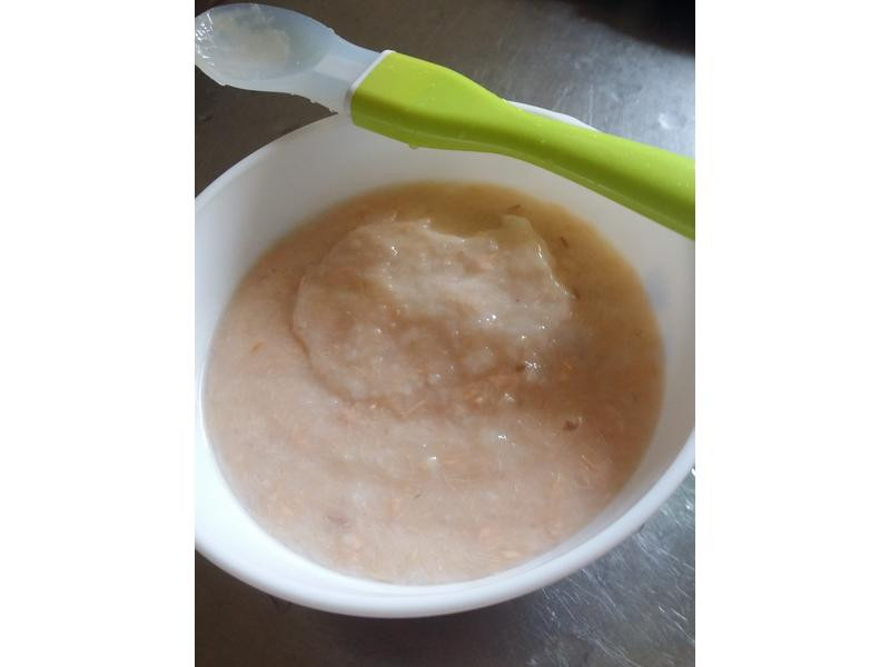 干贝鲑鱼粥的做法