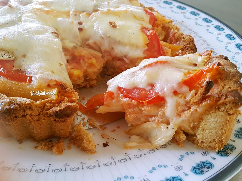 茄汁意面起士咸派的做法