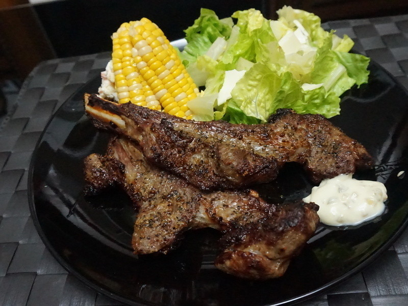 气炸锅★大蒜胡椒羊排的做法