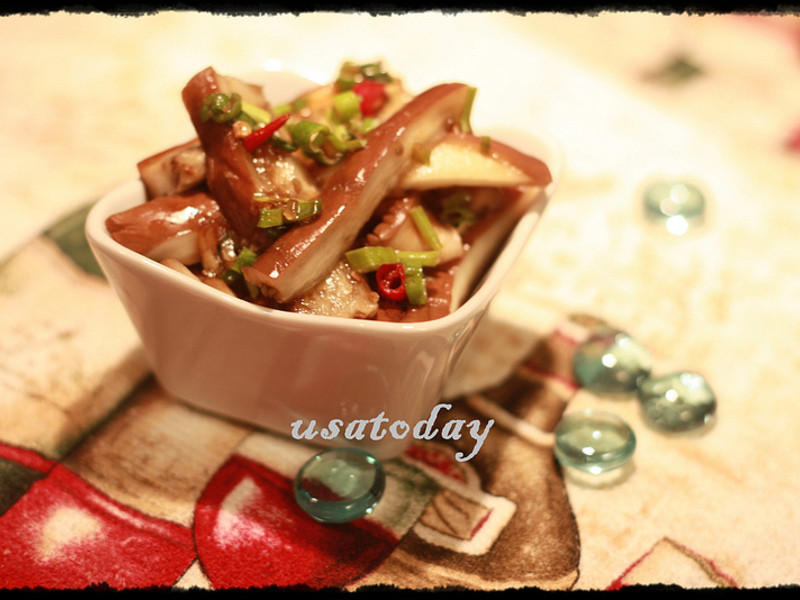 低热量天热开胃菜-手撕凉拌笳子 Asian Eggplant Salad的做法