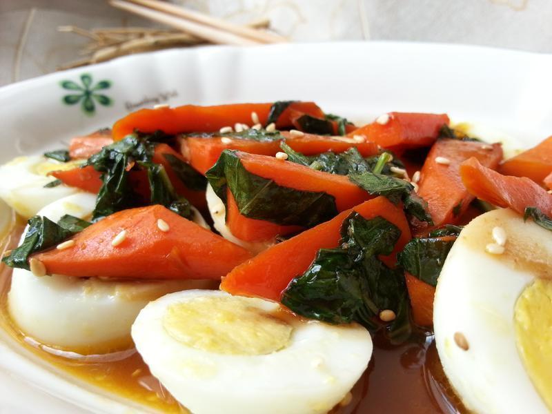 九层塔辣炒水煮蛋的做法