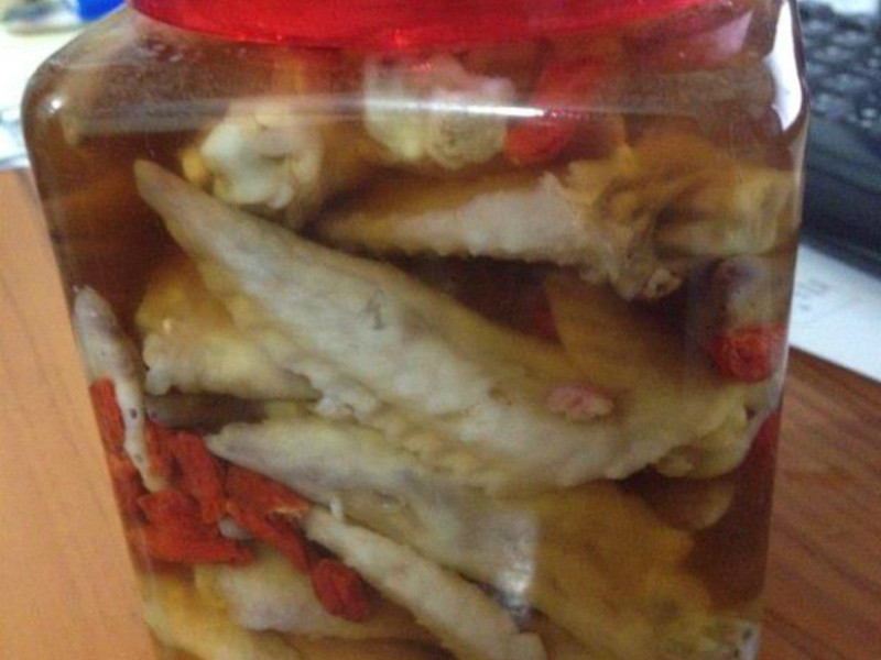 麻辣花雕醉翼尖的做法