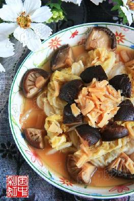 香菇干贝炖白菜的做法