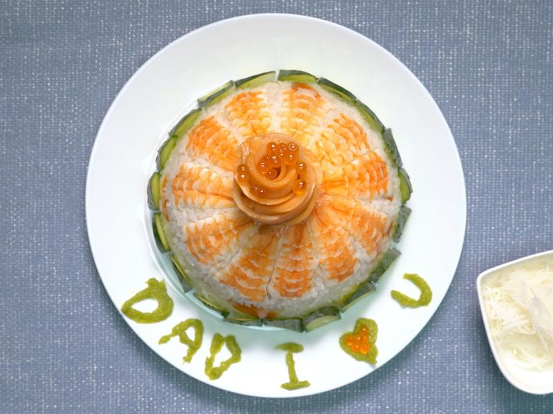 生鱼片蛋糕的做法