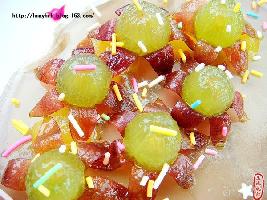 蓝莓葡萄幕司蛋糕的做法