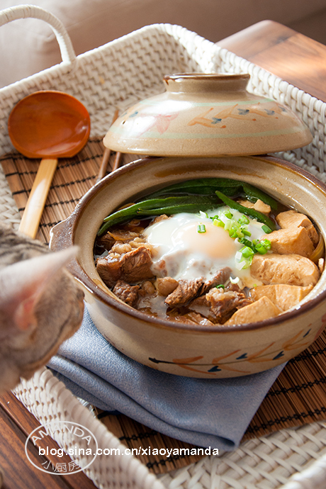 冬日的暖身砂锅【牛肉豆腐锅】的做法