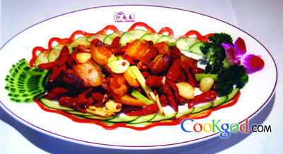 香辣五花肉的做法