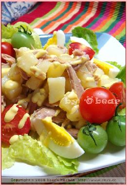 土豆金枪鱼沙拉的做法