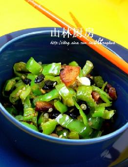 油渣青椒的做法