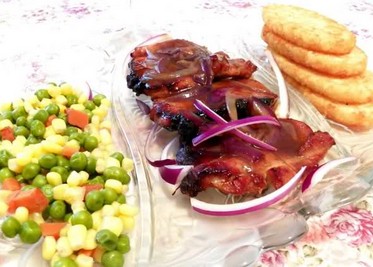 洋葱烤照烧猪扒的做法