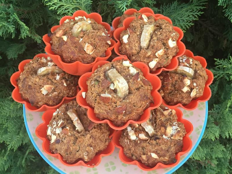 香蕉燕麦健康松糕的做法