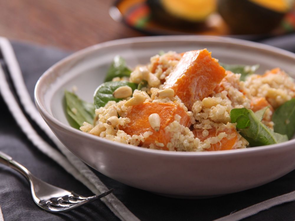日式南瓜藜麦沙律的做法