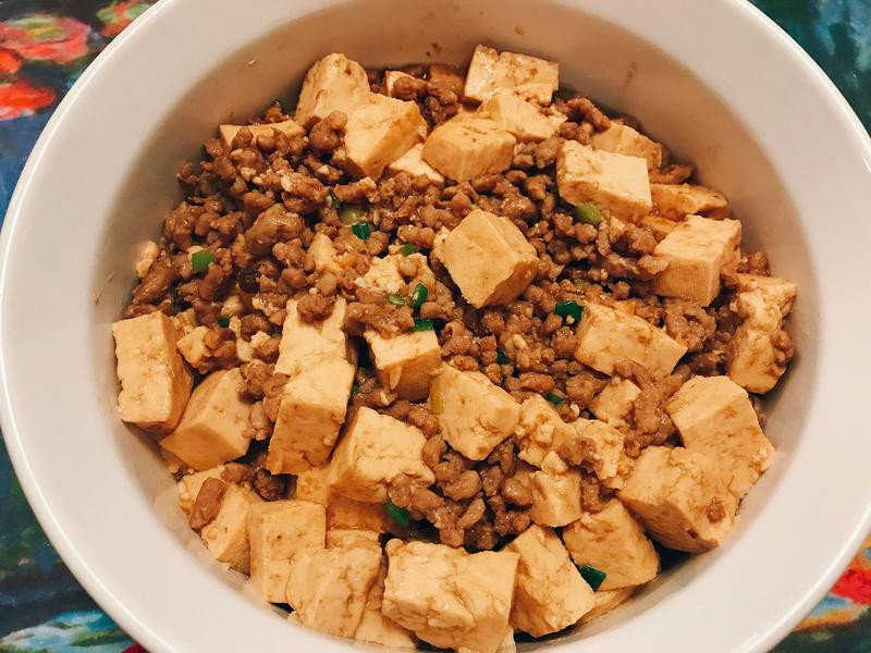 肉末炒豆腐的做法