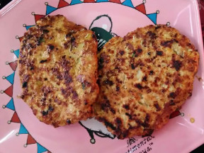 豆腐鸡胸肉汉堡排的做法