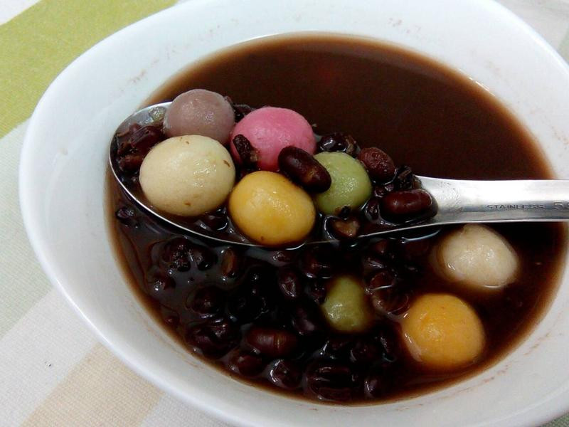 天然五色汤圆的做法