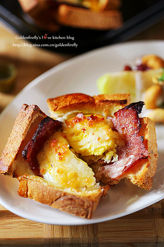 法式早餐热三明治马芬的做法