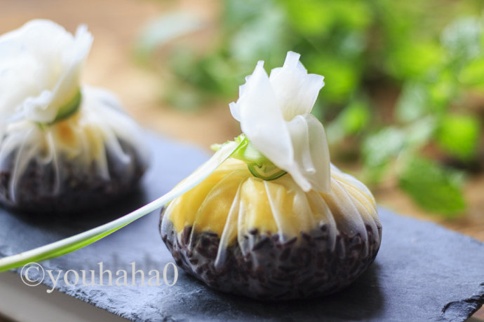 桂七黑糯米福袋的做法