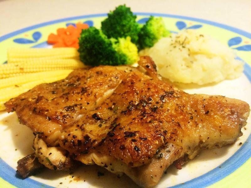 义式嫩煎鸡腿排的做法