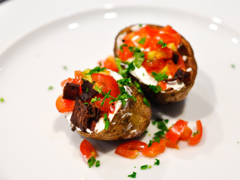 焗烤马铃薯皮的做法