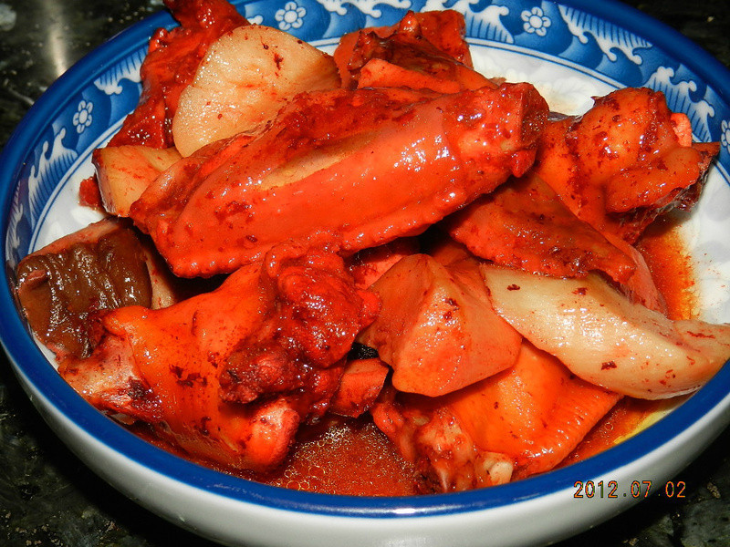 杨妈妈的家常菜~~~红糟鸡肉的做法