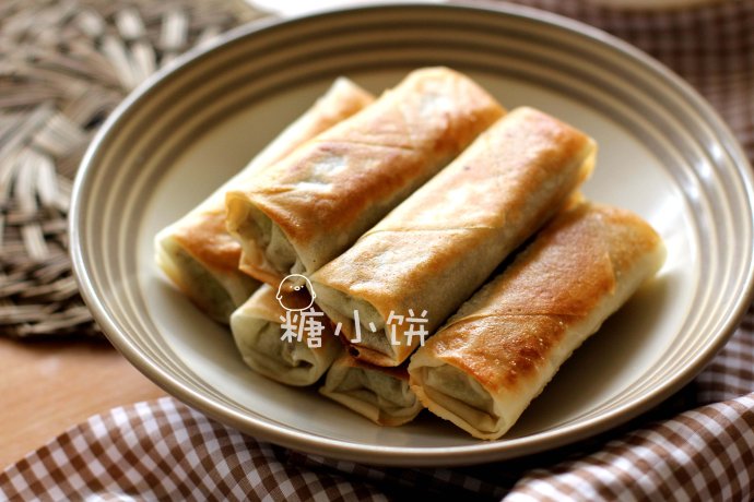 【素菜春卷】15分钟速成版的做法