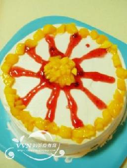 紫薯芒果蛋糕的做法