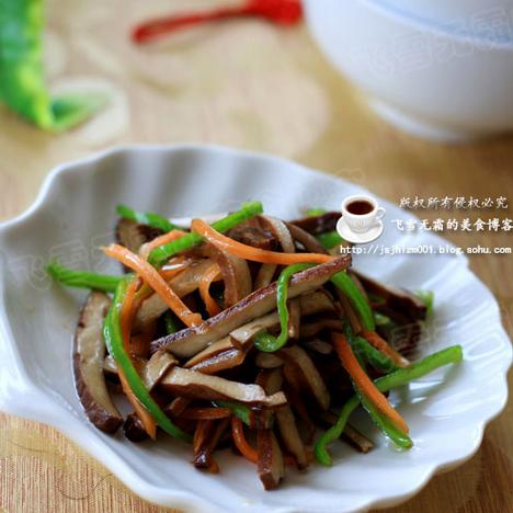 小炒香干:素食也精彩的做法