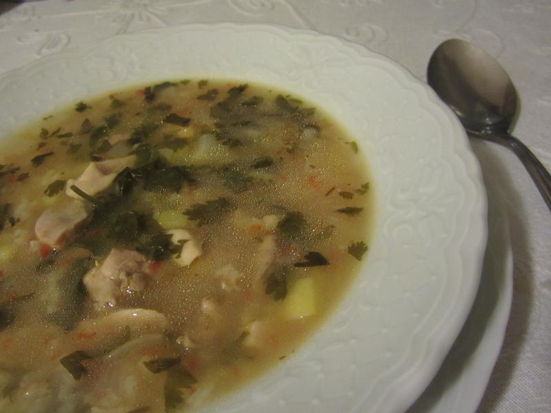 土式鸡片浓汤的做法