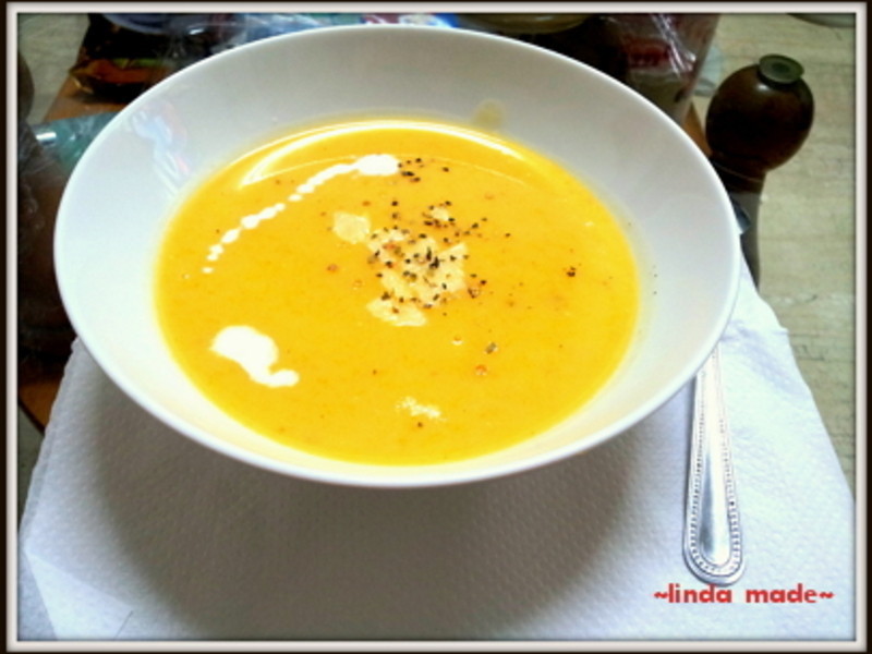 南瓜浓汤-我家磨磨也爱喝的做法
