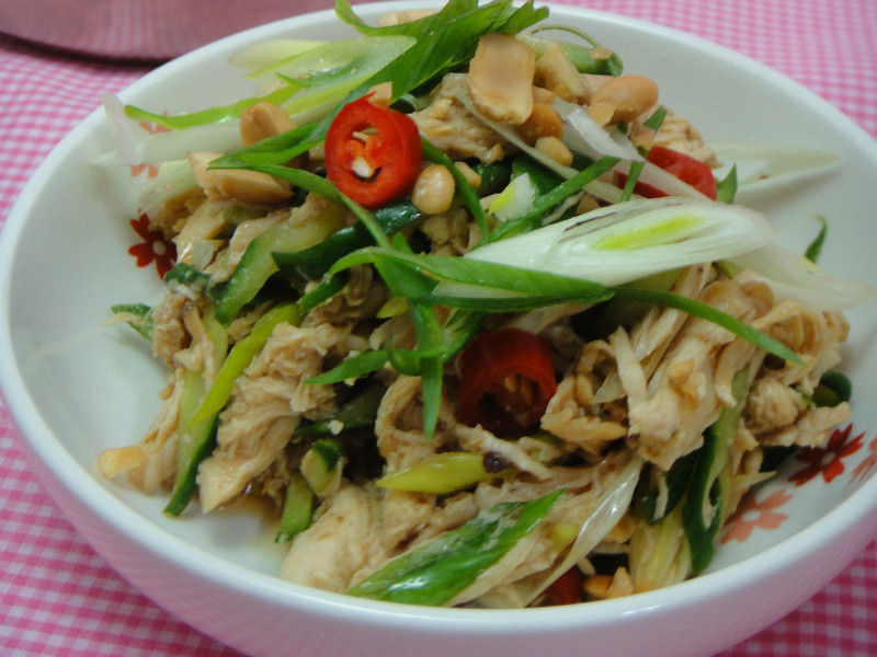 凉拌麻辣鸡丝的做法