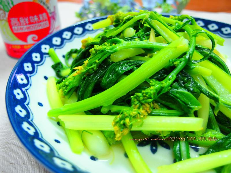 清炒当令油菜的做法