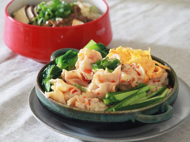 红油抄手炸酱面【小七食堂】的做法