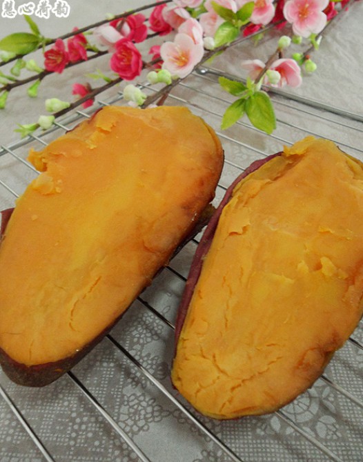 铁锅烤红薯的做法