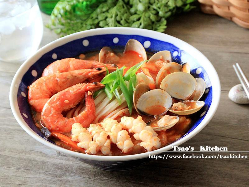 韩式三鲜炒码面的做法