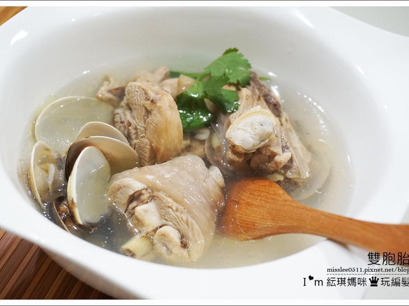 蒜头蛤蜊鸡汤的做法