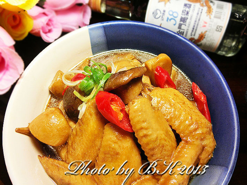 蚝油鲍菇鸡翅的做法