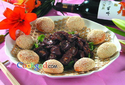 麻饼羊腰的做法