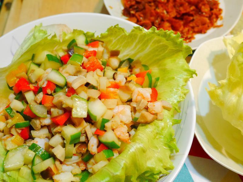 年菜系列-五彩缤纷虾松的做法