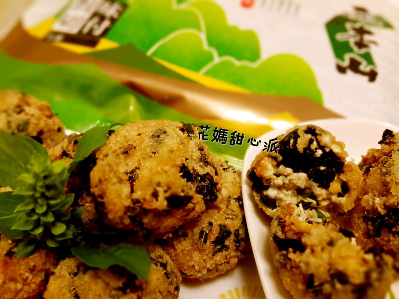 金沙豆腐海苔球(元本山海苔)的做法