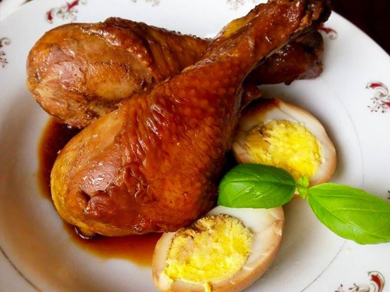 香喷喷的黑糖卤鸡腿的做法