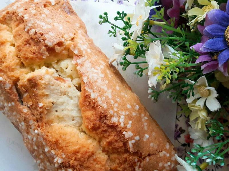 草莓起司夹心香草磅蛋糕的做法