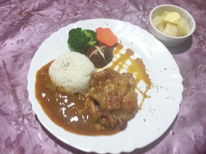 咖哩鸡腿饭『家乐福厨神大赛』的做法