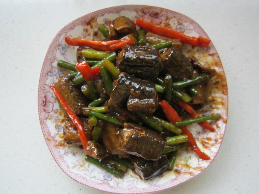 蒜苔鳝鱼的做法