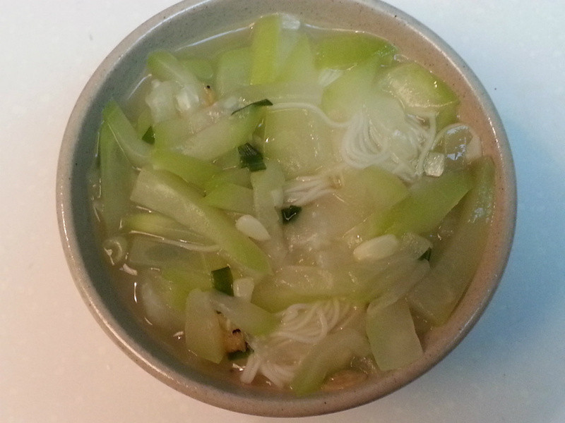 瓠瓜面线的做法