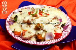 芝士黄油焗南瓜的做法