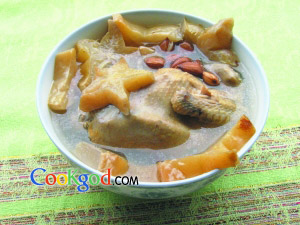 杨桃炖鹧鸪汤的做法