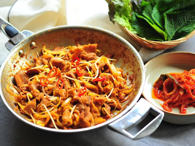 辣炒猪肉的做法