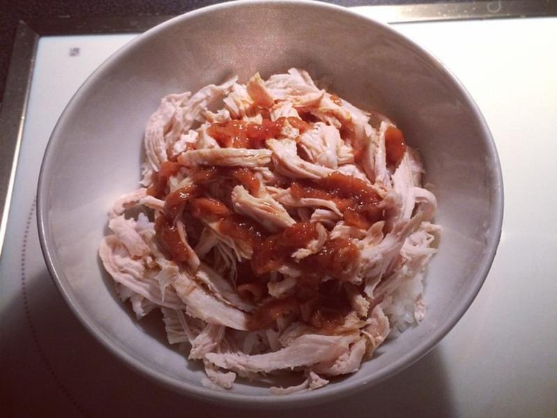 留学生-懒人-电锅-鸡肉饭的做法