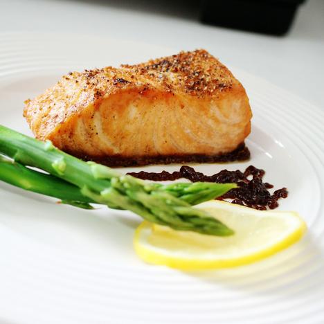 原味烤三文鱼的做法